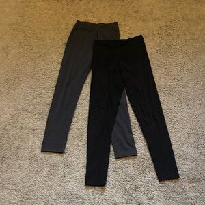 Zara Kids Charcoal and Black Leggings